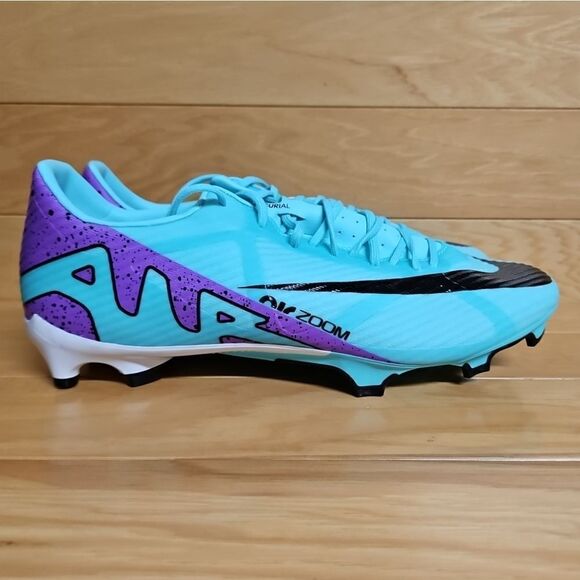 Nike Zoom Vapor 15 Academy Mens Size 10 DJ5631-300 FG/MG Turquoise Soccer Cleats - Picture 5 of 15